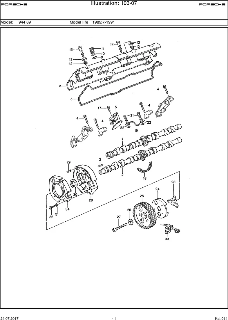 Camshaft                                           M44.41 diagram