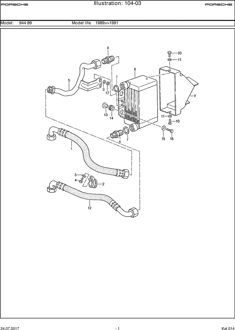 Oil cooling                                        M44.52 diagram