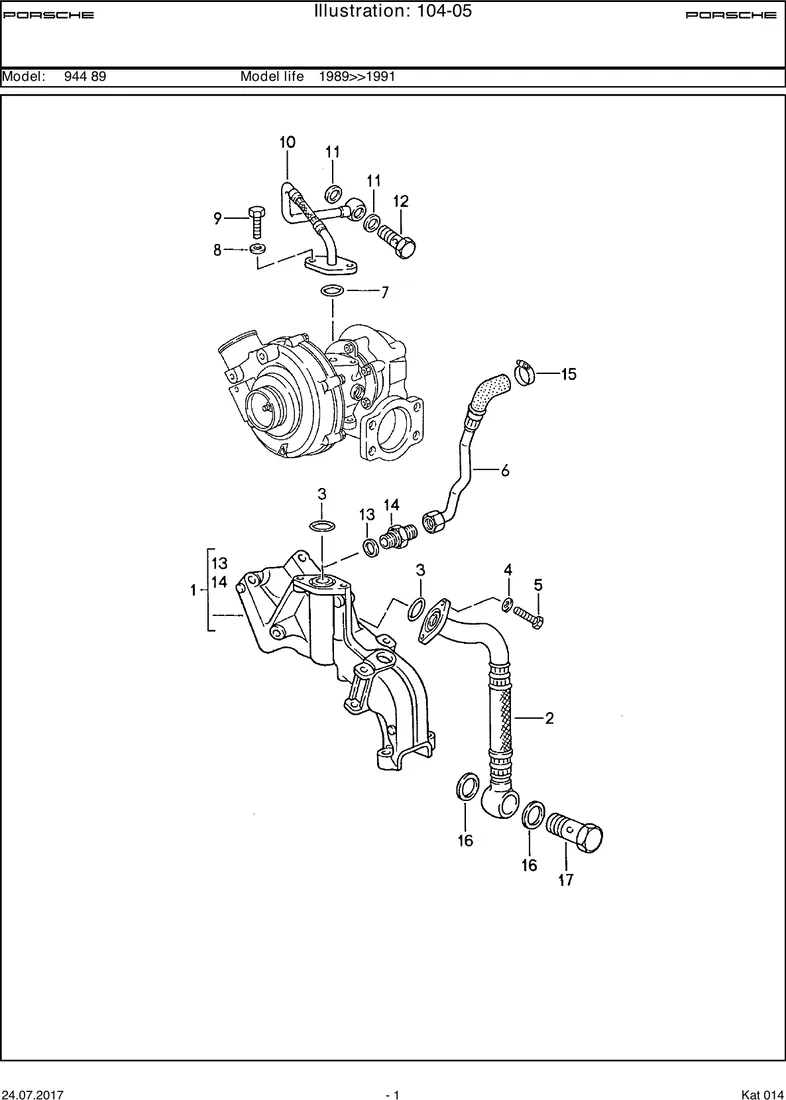 Engine lubrication                                 M44.52 diagram