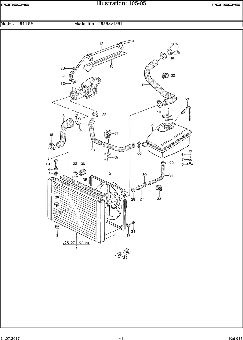 Water cooling                                      M44.11/12 diagram