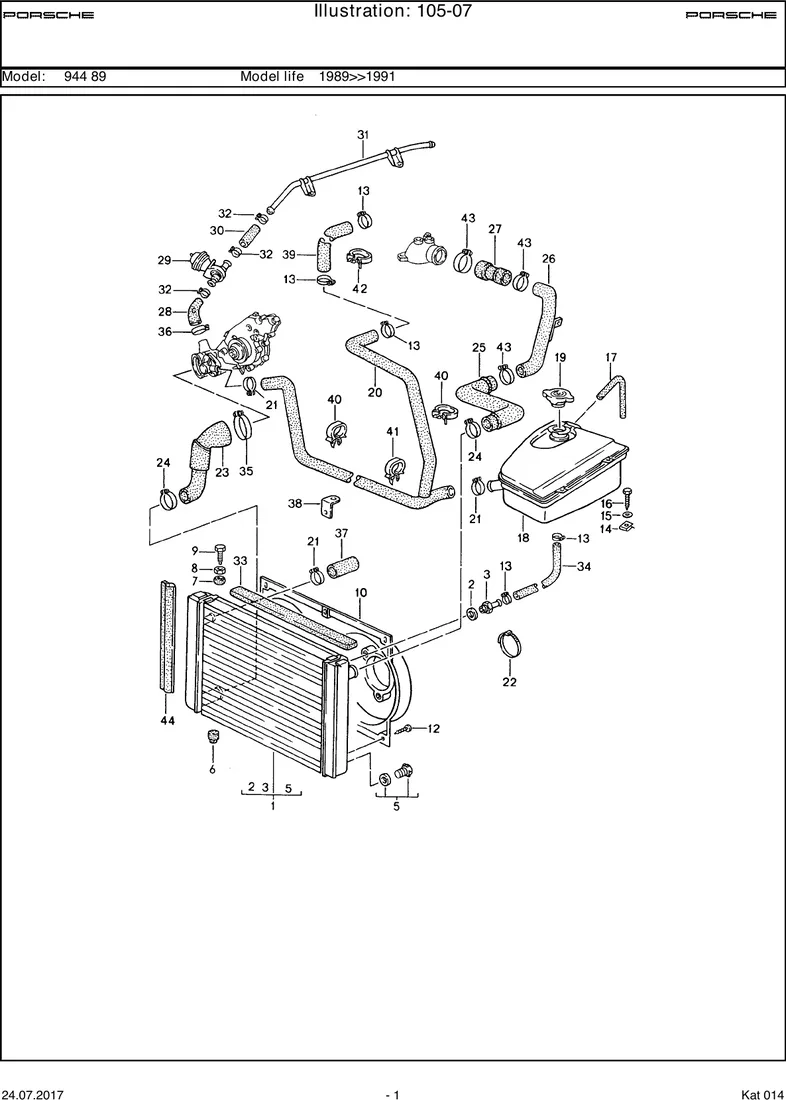Water cooling                                      M44.41 diagram