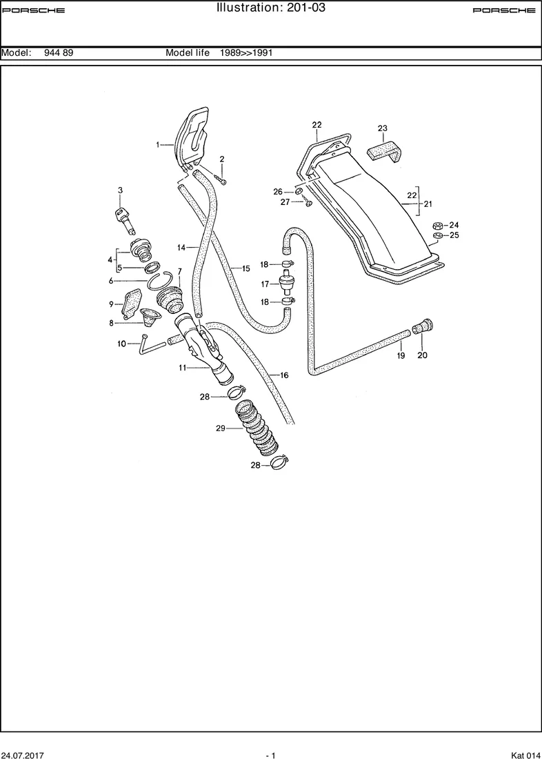 Filler neck                                        COUPE diagram