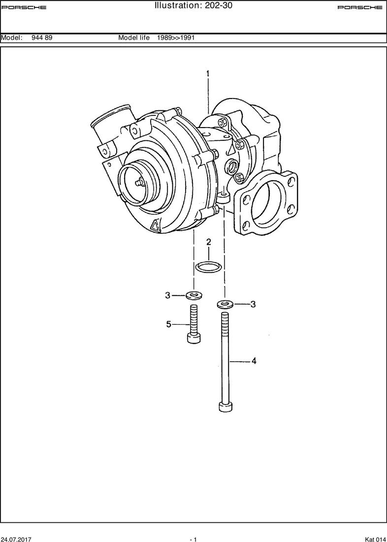 Turbocharger                                       M44.52 diagram