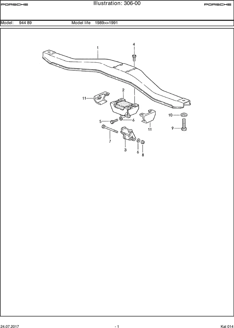 Transmission suspension diagram