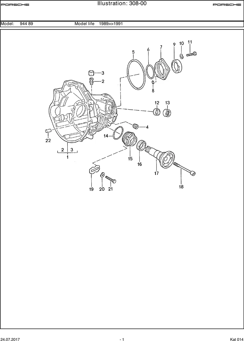 Replacement transmission             -89           944 diagram