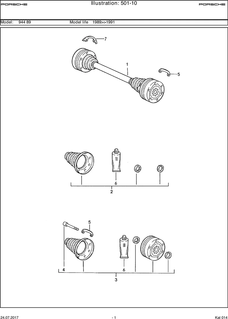Drive shaft diagram