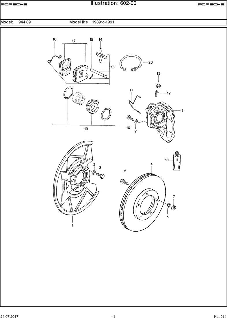 Disc brake                           -89           944 diagram