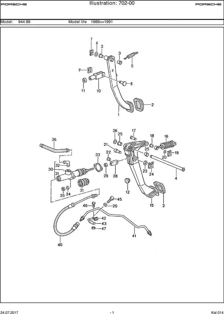 Brake diagram