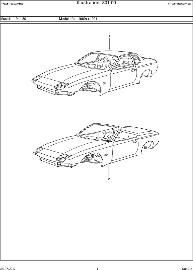 Body in white diagram