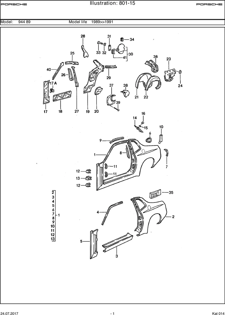 Side section                                       COUPE diagram