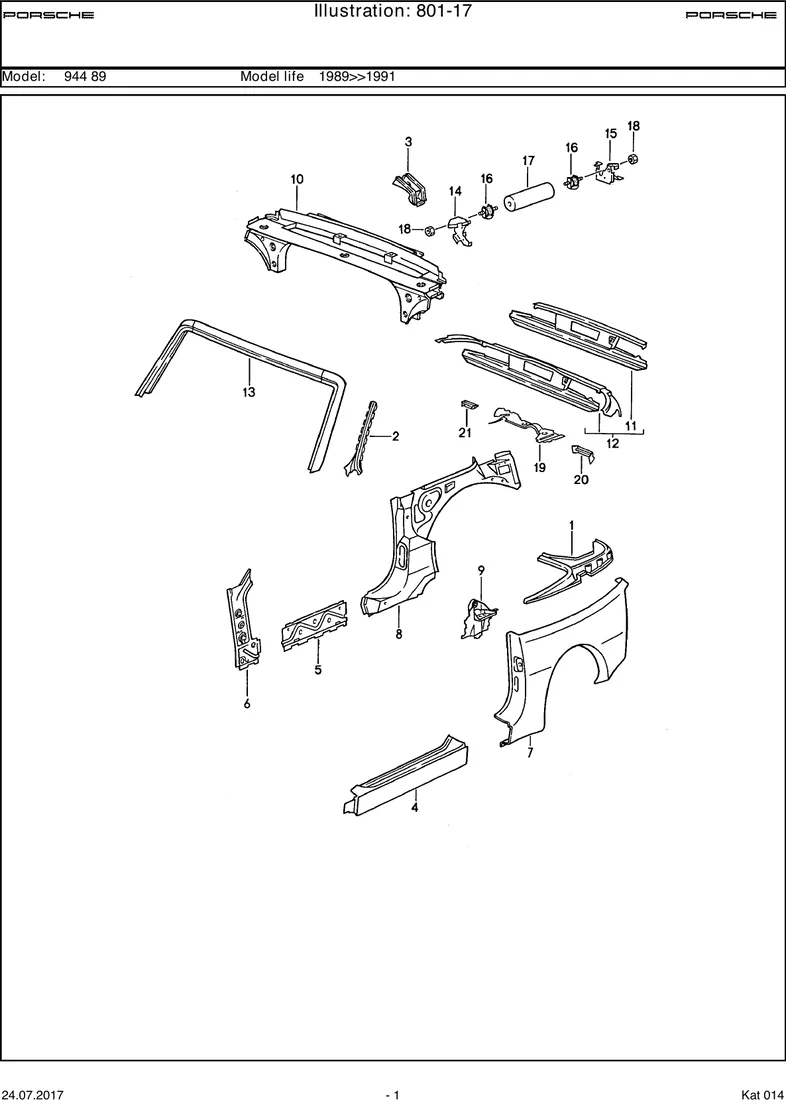 Side section                                       CABRIO diagram