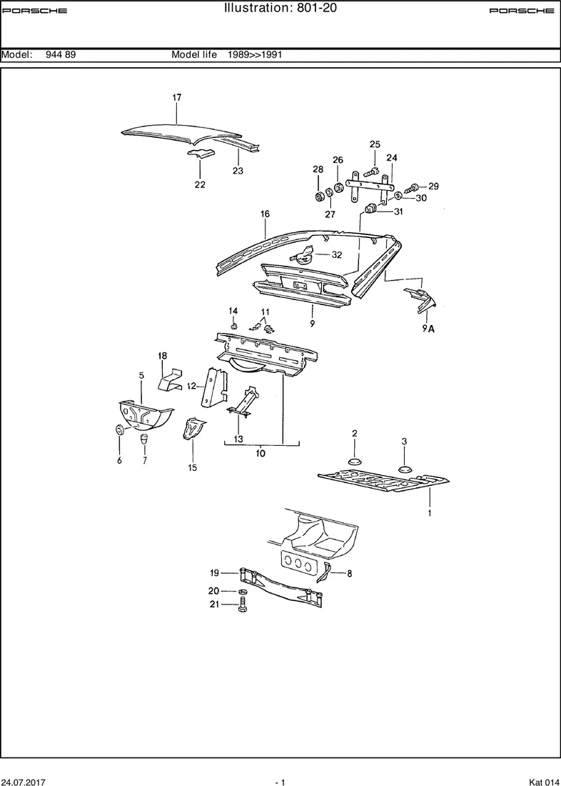 Transmission carrier diagram