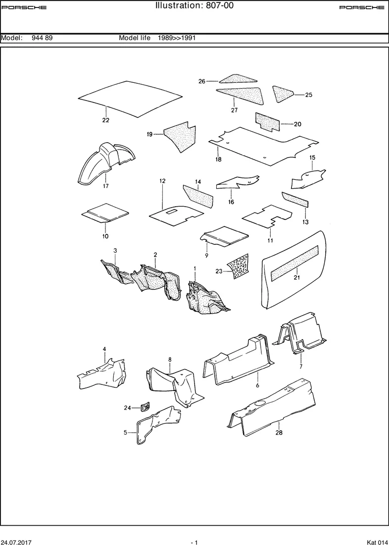 Sound absorber diagram