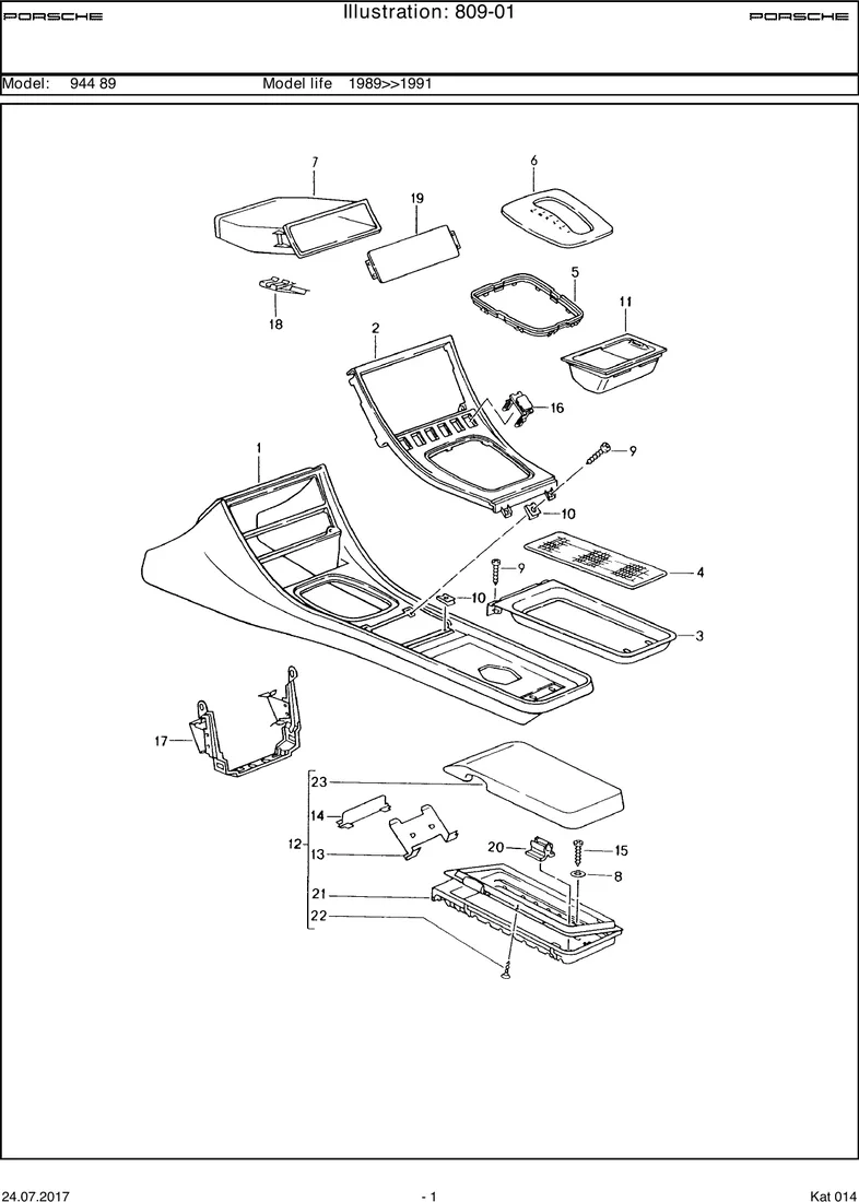 Cassette box diagram