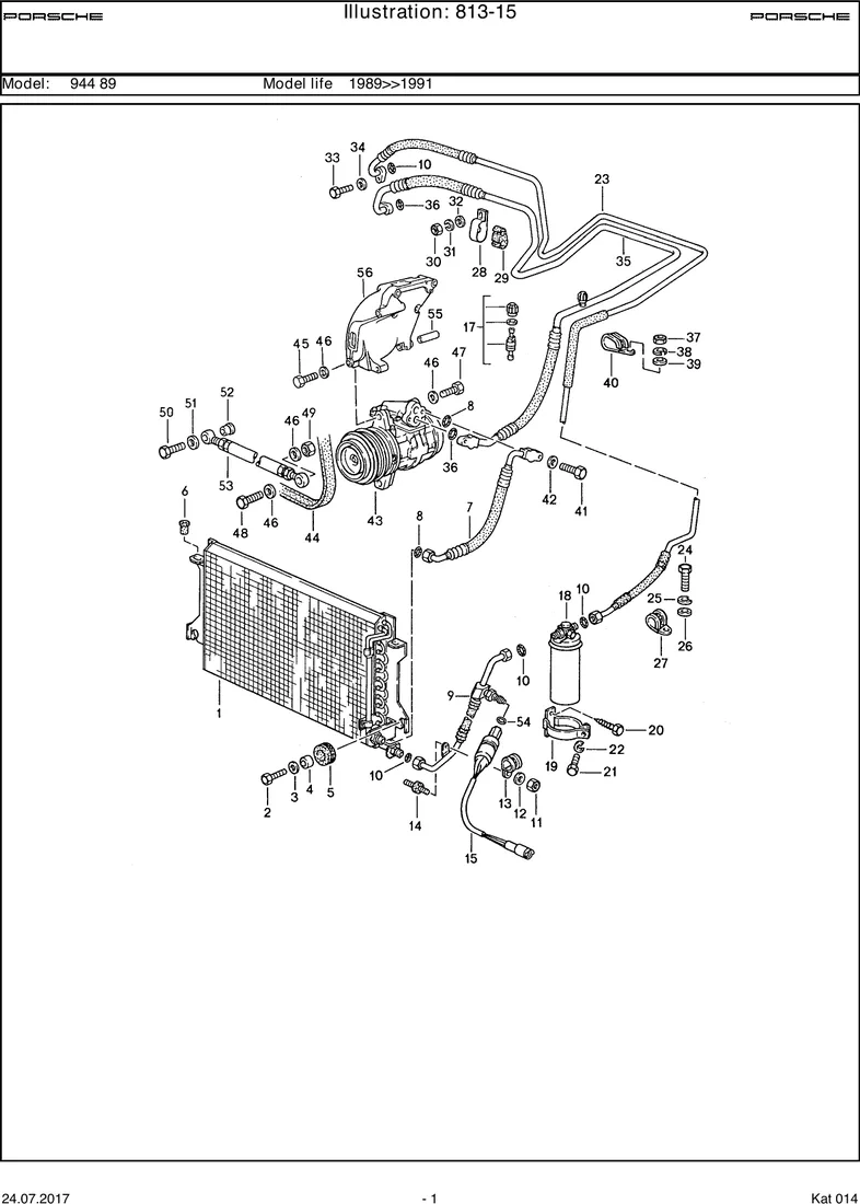 Refrigerant circuit                                M573 diagram