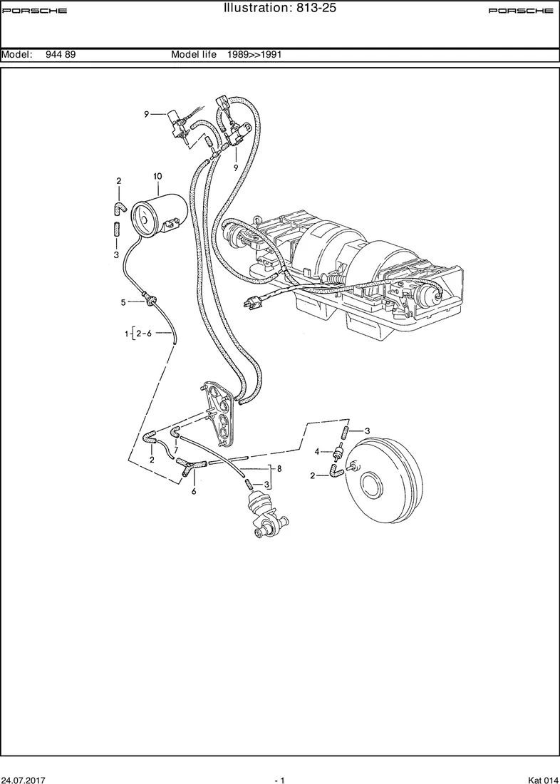 Vacuum control diagram
