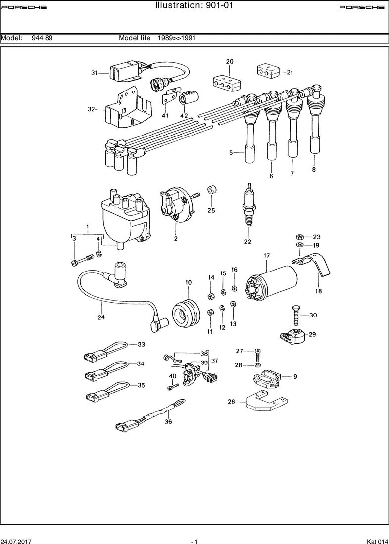 Engine electrics 1                                 M44.41 diagram