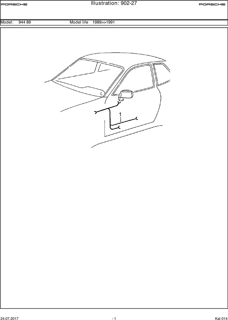 Wiring harnesses                                   COUPE/CABRIO diagram