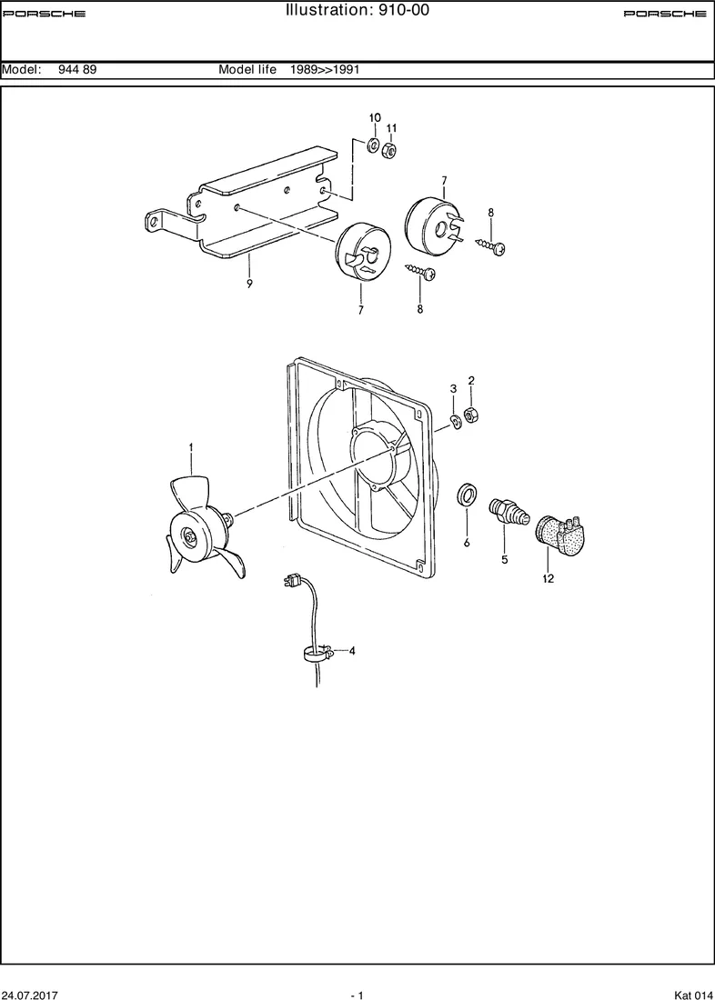 Electric fan diagram